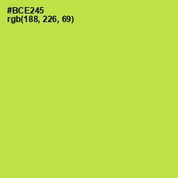 #BCE245 - Conifer Color Image