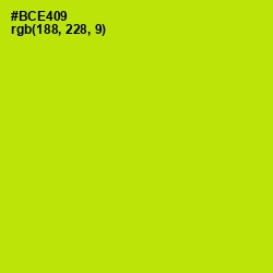 #BCE409 - Inch Worm Color Image