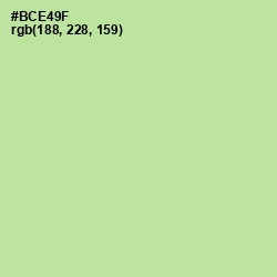 #BCE49F - Moss Green Color Image