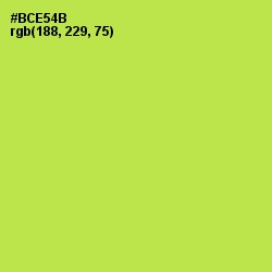 #BCE54B - Conifer Color Image