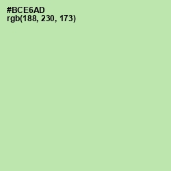 #BCE6AD - Celadon Color Image