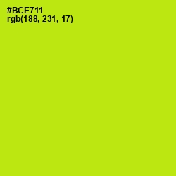 #BCE711 - Inch Worm Color Image