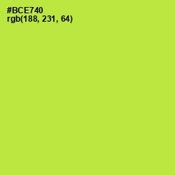 #BCE740 - Conifer Color Image