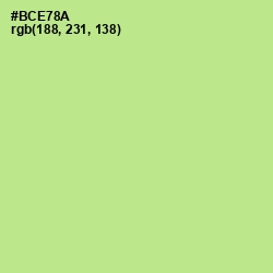 #BCE78A - Feijoa Color Image