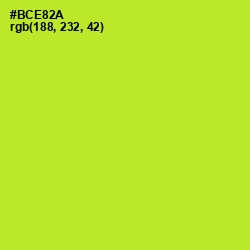 #BCE82A - Green Yellow Color Image