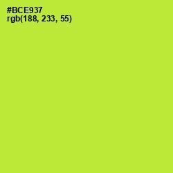 #BCE937 - Green Yellow Color Image