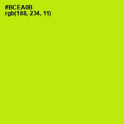 #BCEA0B - Inch Worm Color Image