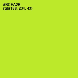 #BCEA2B - Green Yellow Color Image