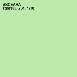 #BCEAAA - Celadon Color Image