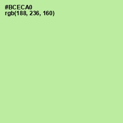 #BCECA0 - Celadon Color Image