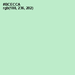 #BCECCA - Fringy Flower Color Image