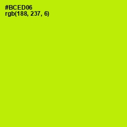 #BCED06 - Lime Color Image