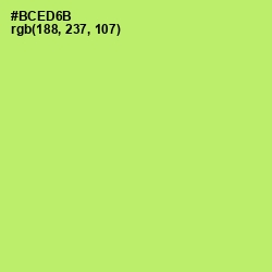 #BCED6B - Conifer Color Image