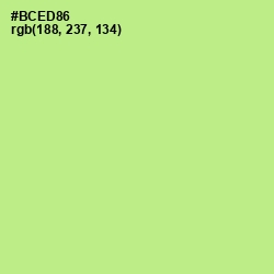 #BCED86 - Feijoa Color Image