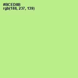 #BCED8B - Feijoa Color Image