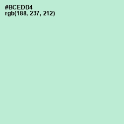 #BCEDD4 - Cruise Color Image