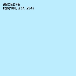 #BCEDFE - French Pass Color Image