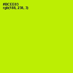 #BCEE03 - Lime Color Image