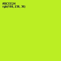 #BCEE24 - Green Yellow Color Image