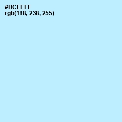 #BCEEFF - French Pass Color Image