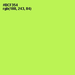 #BCF354 - Conifer Color Image