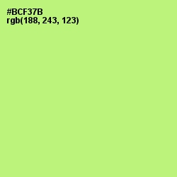#BCF37B - Wild Willow Color Image