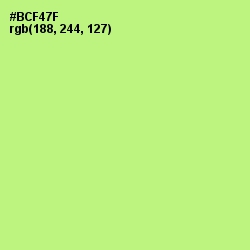 #BCF47F - Wild Willow Color Image