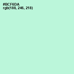 #BCF6DA - Cruise Color Image