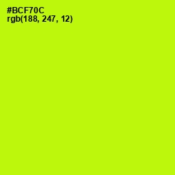 #BCF70C - Lime Color Image