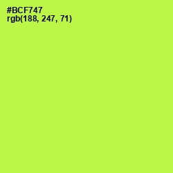 #BCF747 - Conifer Color Image