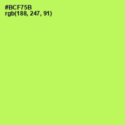 #BCF75B - Conifer Color Image