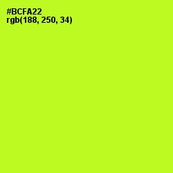 #BCFA22 - Green Yellow Color Image