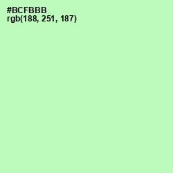 #BCFBBB - Madang Color Image