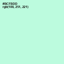 #BCFBDD - Cruise Color Image