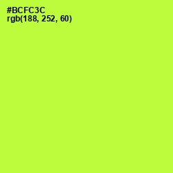 #BCFC3C - Green Yellow Color Image