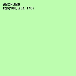 #BCFDB0 - Madang Color Image