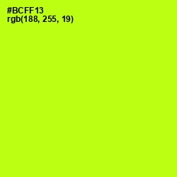 #BCFF13 - Lime Color Image