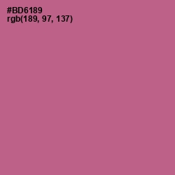 #BD6189 - Turkish Rose Color Image