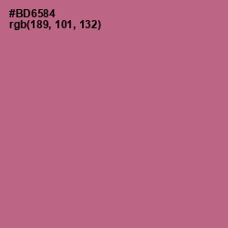 #BD6584 - Turkish Rose Color Image