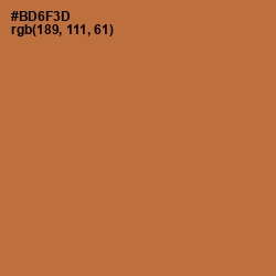 #BD6F3D - Copper Color Image