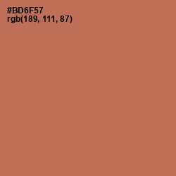 #BD6F57 - Santa Fe Color Image