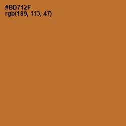 #BD712F - Copper Color Image