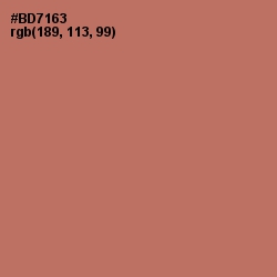 #BD7163 - Coral Tree Color Image