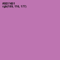 #BD74B1 - Wisteria Color Image