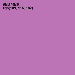 #BD74B6 - Wisteria Color Image