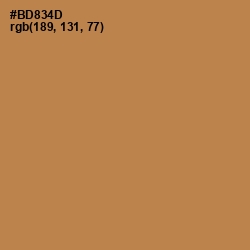 #BD834D - Driftwood Color Image