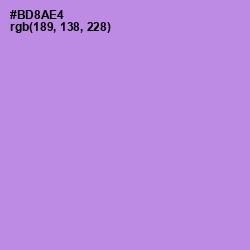 #BD8AE4 - Dull Lavender Color Image