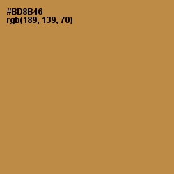 #BD8B46 - Driftwood Color Image