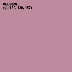 #BD8B9D - Bouquet Color Image