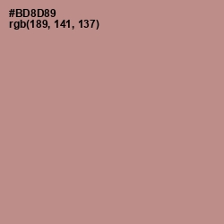 #BD8D89 - Brandy Rose Color Image